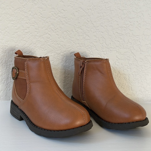 Carter's Other - Carter’s Brown Little Girls Lena Boots Toddler Size 7